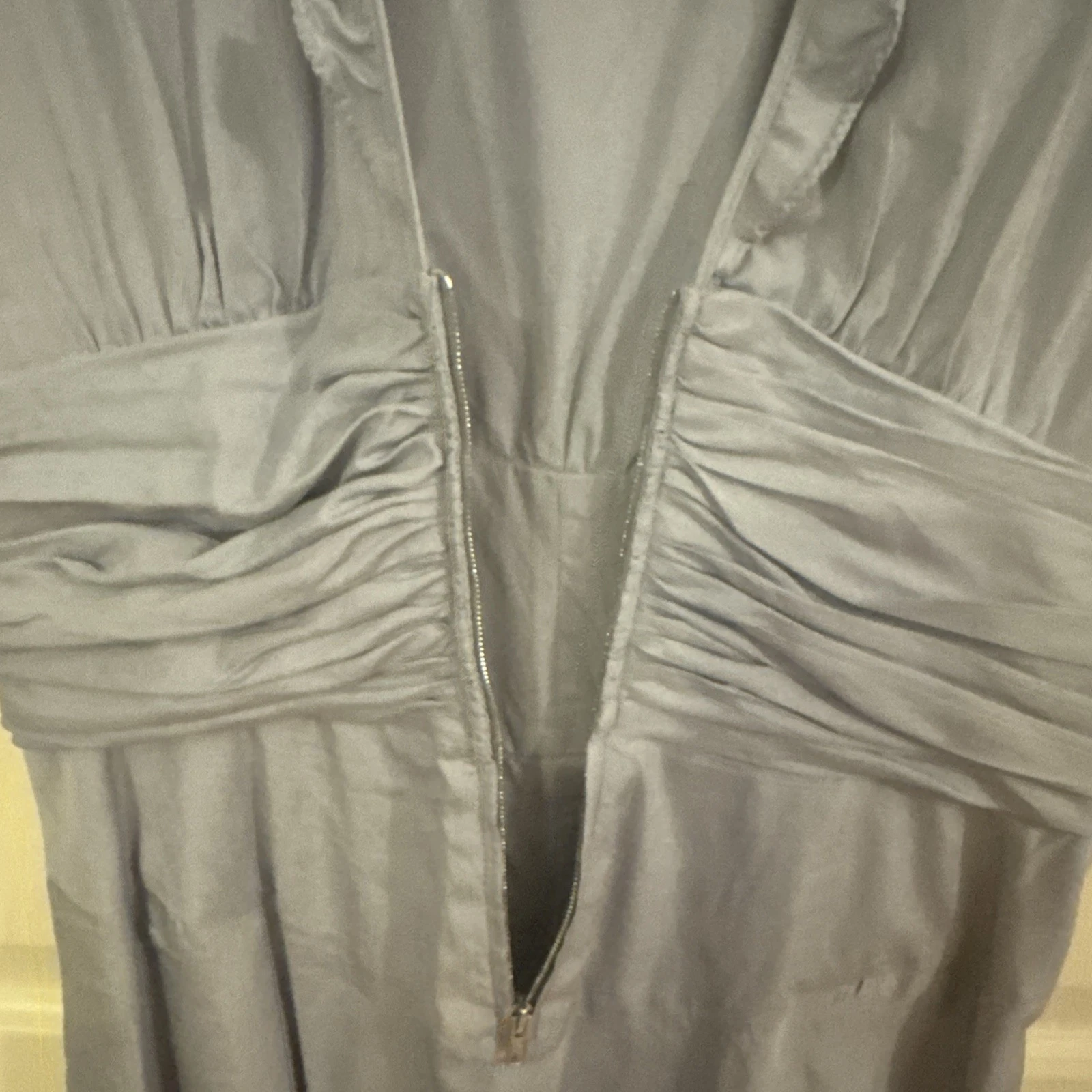 Abito donna Miu Miu grigio cotone vita raccolta tg 42 Italia vintage