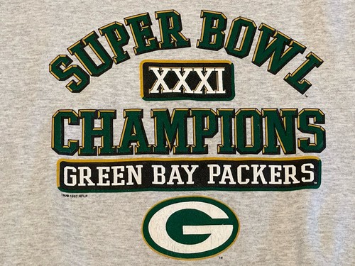 Vintage Green Bay Packers Sweater Adult XL Crewneck Super Bowl XXXI 31 Champ NFL - Picture 4 of 23
