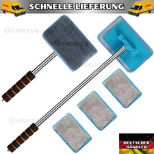 Teleskop Auto Scheiben Reiniger + 4Pads Auto Innenraum Frontscheibe Ausziehbar