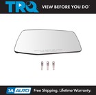 TRQ Exterior Mirror Glass Power RH Passenger Side for Chevrolet Silverado Sierra