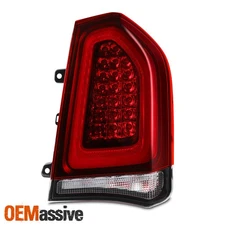 For 15-23 Chrysler 300 LED Tail Lights Rear Lamp Smoked Red Lens Passenger Side