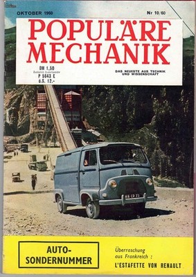 POPULÄRE MECHANIK Oktober 1960 Nr 10/60 Das Neueste aus Technik und Wissenschaft