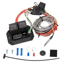 12V/24V Digital Electric Radiator Fan Controller Switch Kit with Adjustable