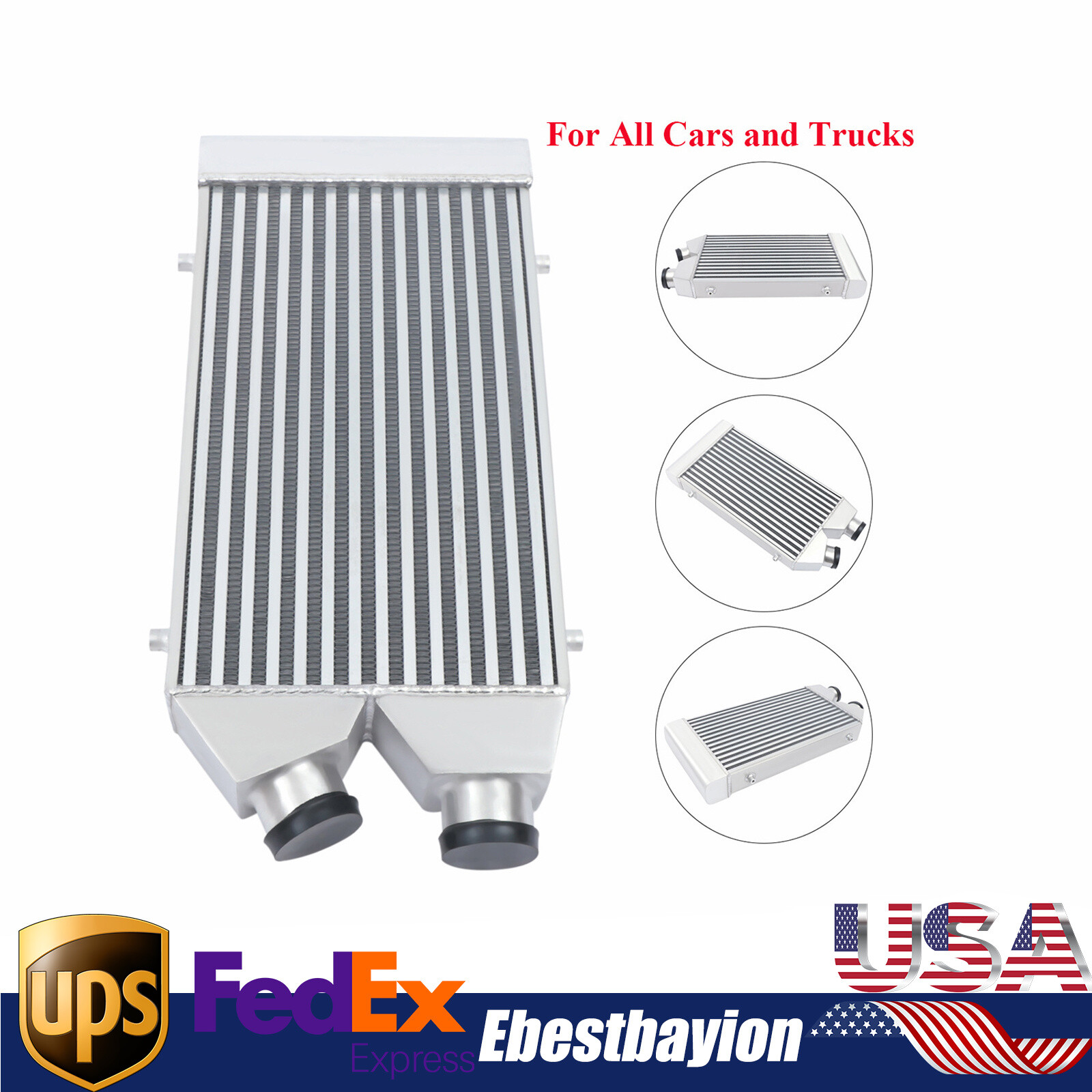 Universal Aluminum Intercooler 2.5