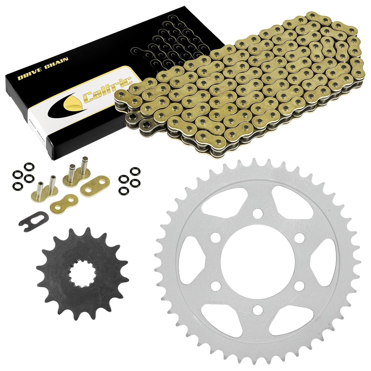 バイイー Golden O-Ring Drive Chain & Sprockets Kit for Kawasaki ZX-7R