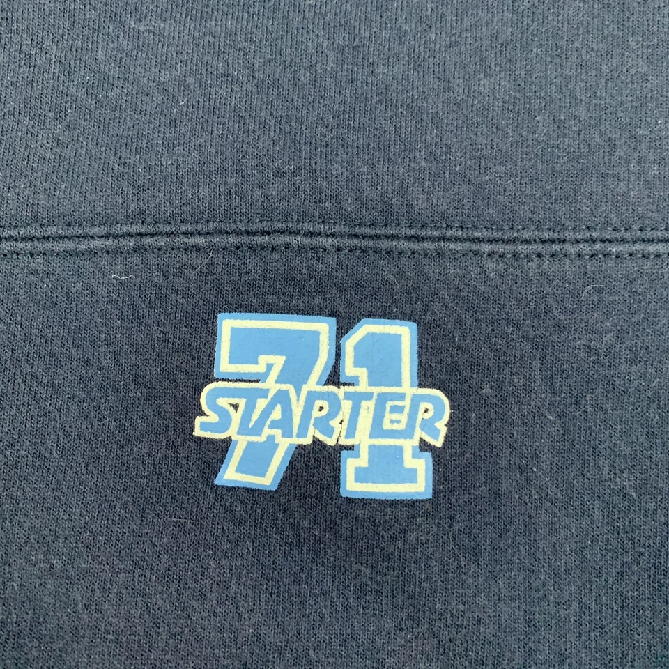 STARTER - Sudadera De Colección Años 90 Azul Marino Cuello Redondo, Niños XL 16/18 Hombres Adultos Pequeña Foto 4 de 4