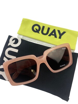 Quay Key Australia Total Vibe POLARIZED Milky Pink/Brown 