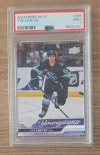 Ty Kartye 2023-24 Upper Deck Series 2 Young Guns PSA 9 MINT #465 Seattle Kraken
