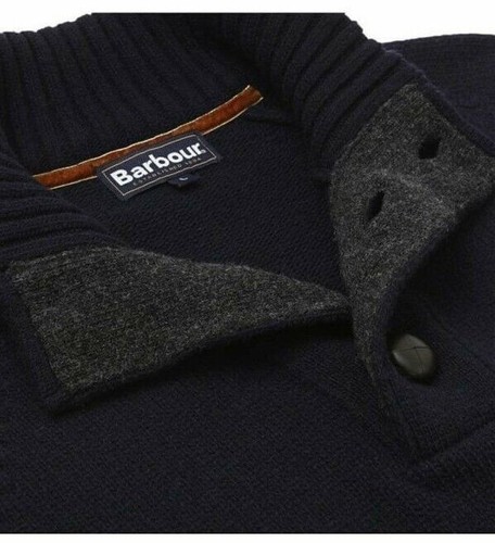 BARBOUR Essential Chunky Half Button 