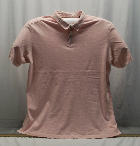 Tommy Bahama Pink Short Sleeve Polo SZ XL - 第 1/4 張圖片