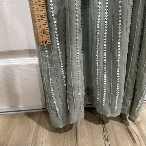 Women’s Show Me Your Mumu Victoria Maxi Dress ~ Silver Sage Beaded L - Picture 11 of 13