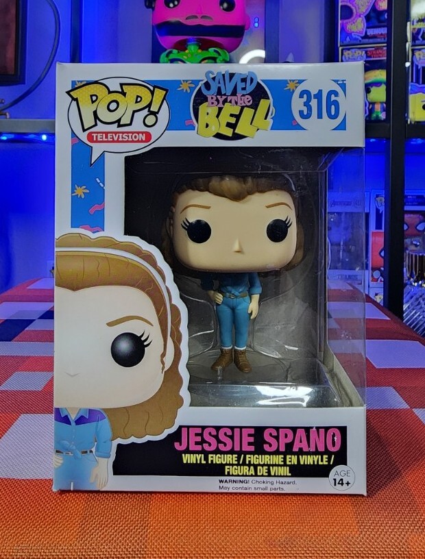 ¡Nuevo Funko Pop! Televisión Salvada Por La Campana Jessie Spano #316, Caja Dañada