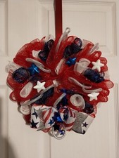 Patriotic, 4th Of July, Red White And Blue, New, handmade, Small