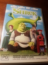 SHREK  Dreamworks (R4 DVD) Mike Myers, Eddie Murphy, Cameron Diaz VGC FREE POST