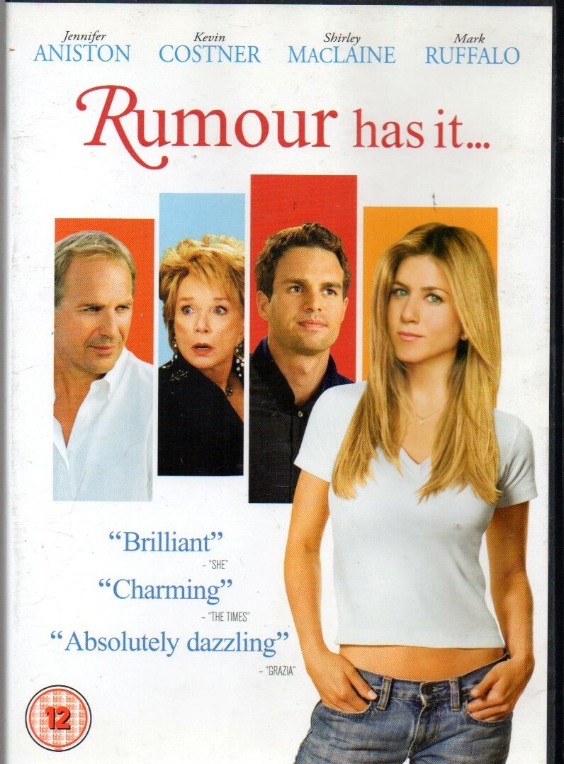 Rumour Has It (DVD, 2006) Jennifer Aniston & Kevin Costner