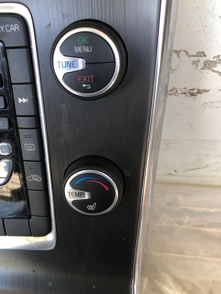 VOLVO S60 2014 2018 calefacción aire acondicionado y radio control interruptor ajuste OEM Foto 3 de 4