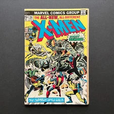 1975 X-Men #96 • Marvel Comic • Moira MacTaggert 1st Appearance • Bronze Age VG