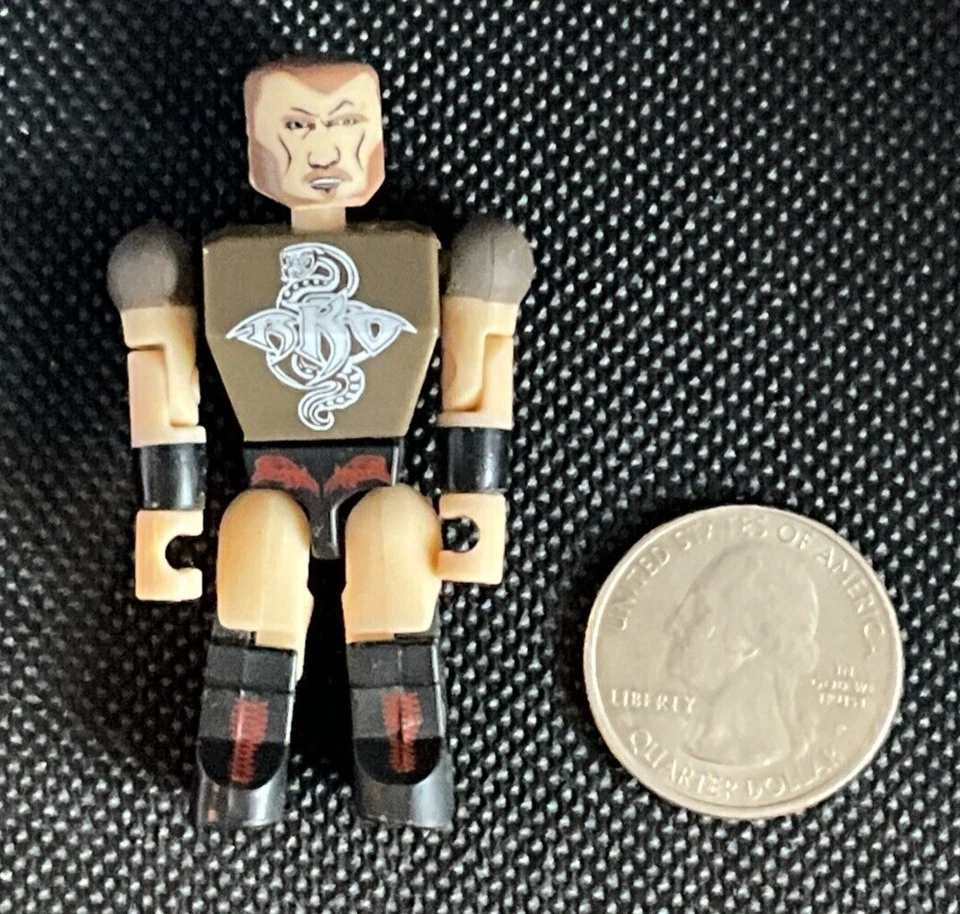 "Minifigura Randy Orton 'RKO Gear' WWE C3 StackDown 2,25""". Bridge Direct. Usado. Foto 3 de 3