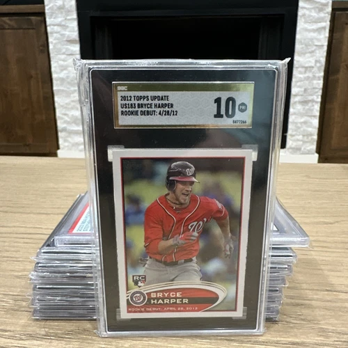 Bryce Harper 2012 Topps Update #US183 RC SGC 10 PRISTINE GOLD LABEL (LOW POP)