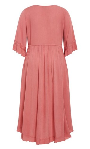 CITY CHIC Cadence Dress in Roswood Plus Size Small/16 NWT - Picture 5 of 7