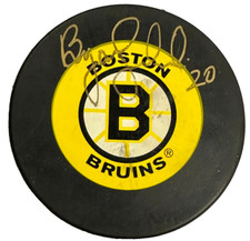 Bryan Smolinski Autographed Boston Bruins Hockey Puck BAS