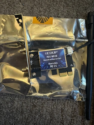 WiFi 6E Card PCIe Bluetooth AX210, Tri-Band 6GHz/ 5GHz/ 2.4GHz Wireless