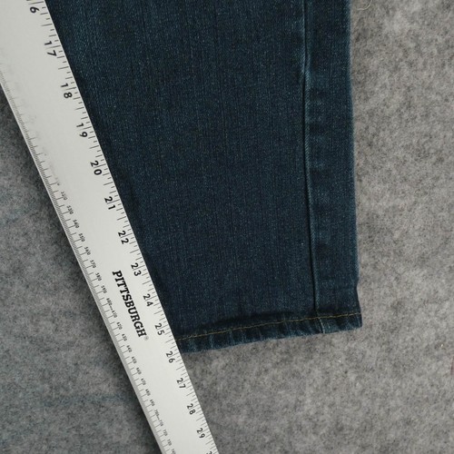 Levi's 514 Jeans Youth Boys 14 Reg Slim 27x27 Straight Med Wash Fade - Picture 8 of 14