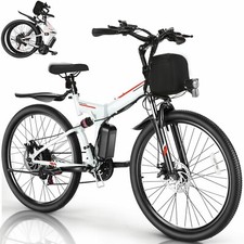 500W 48V Folding E-Bike 26" Electric Bike 21Speed Mountain Bicycle w/LCD Display