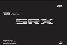 2016 Cadillac SRX Owners Manual User Guide