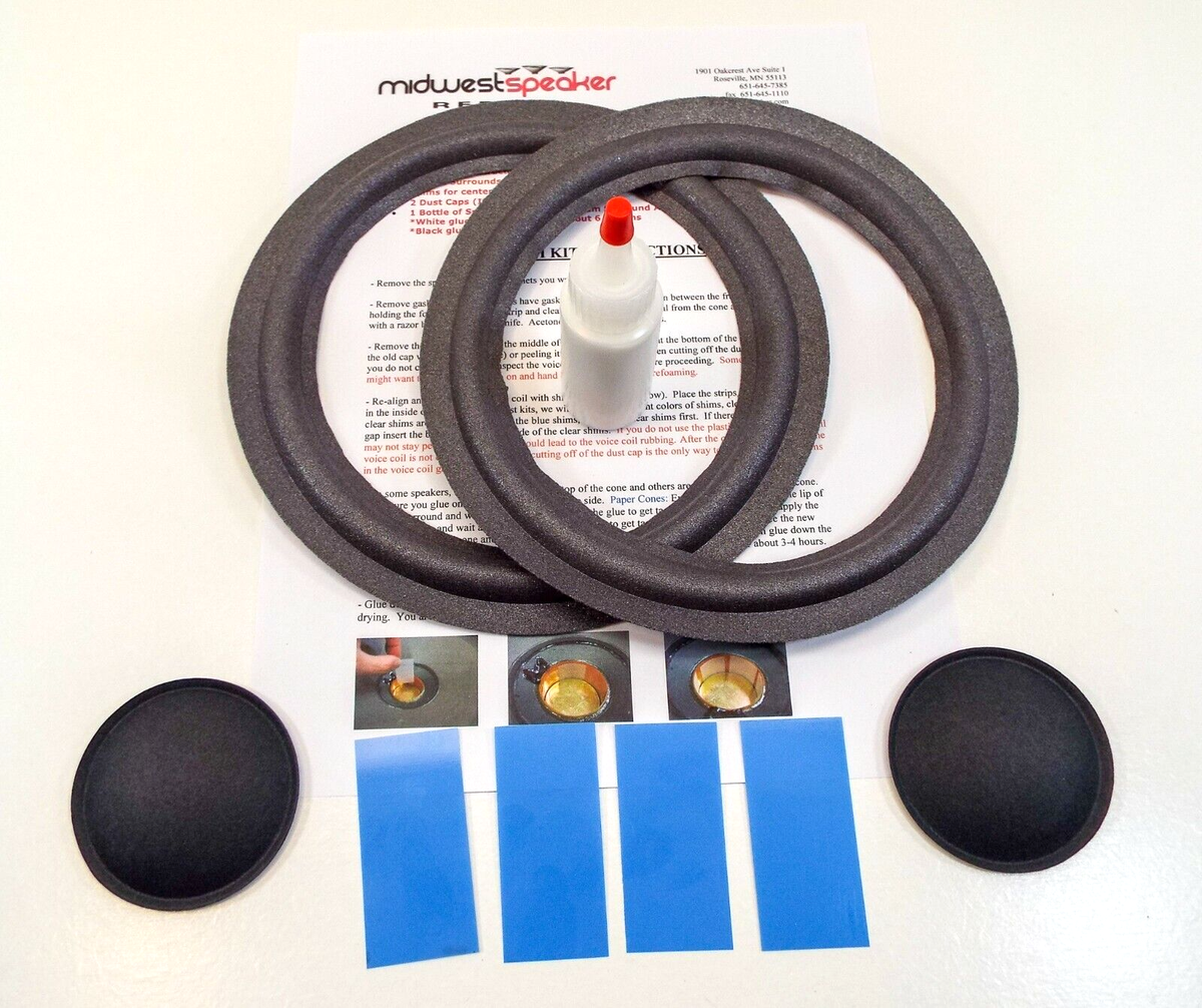 Lautsprecher Technik - Jbl Model L110 Lautsprecher Sicken Reparatur Set Für Tieftöner