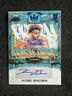 2023-24 Panini Court Kings Kobe Brown Fresh Paint Auto Sapphire Rookie RC SP /25