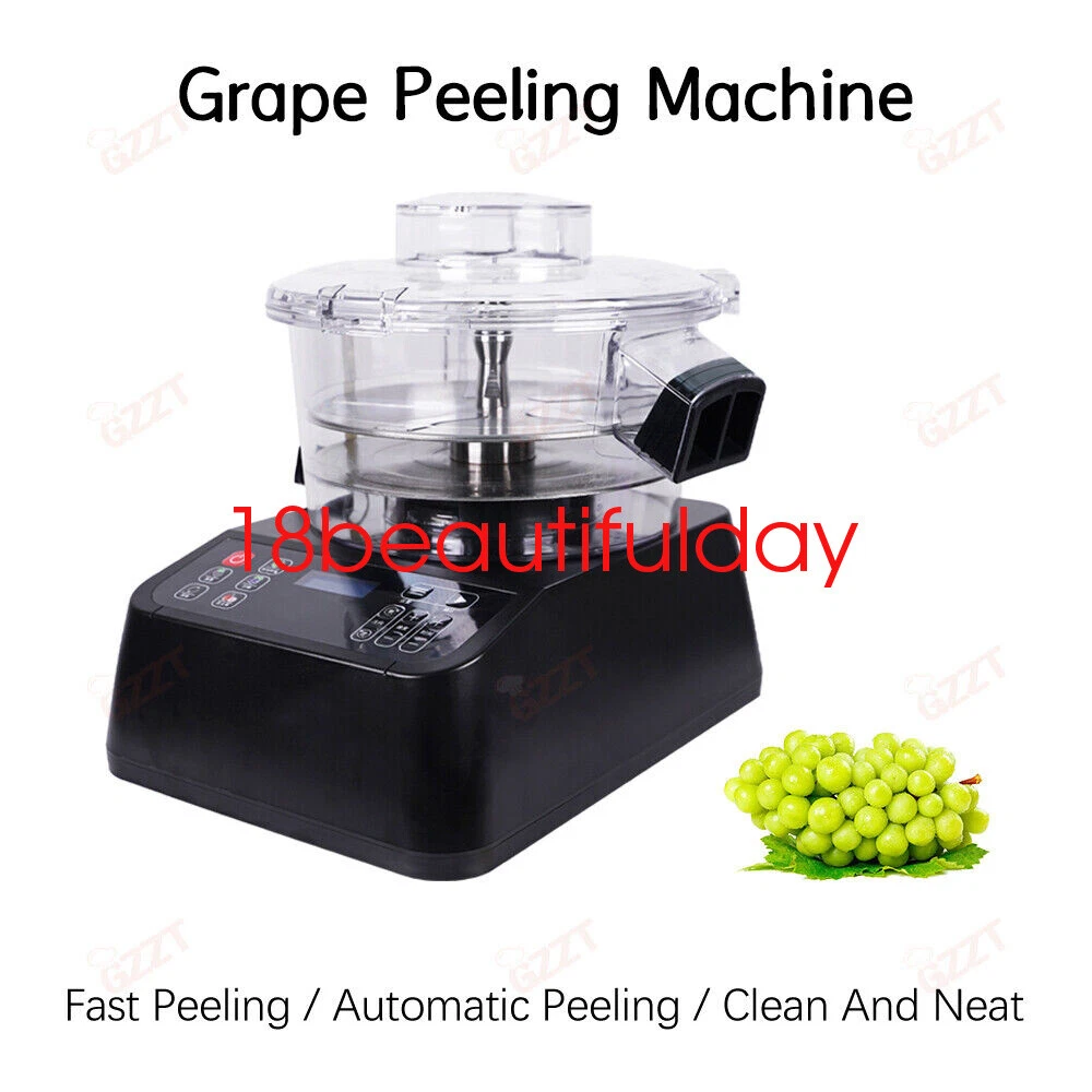 New Automatic Grape Peeler Fruit Peeling Machine With Stainless Steel Blade 220V