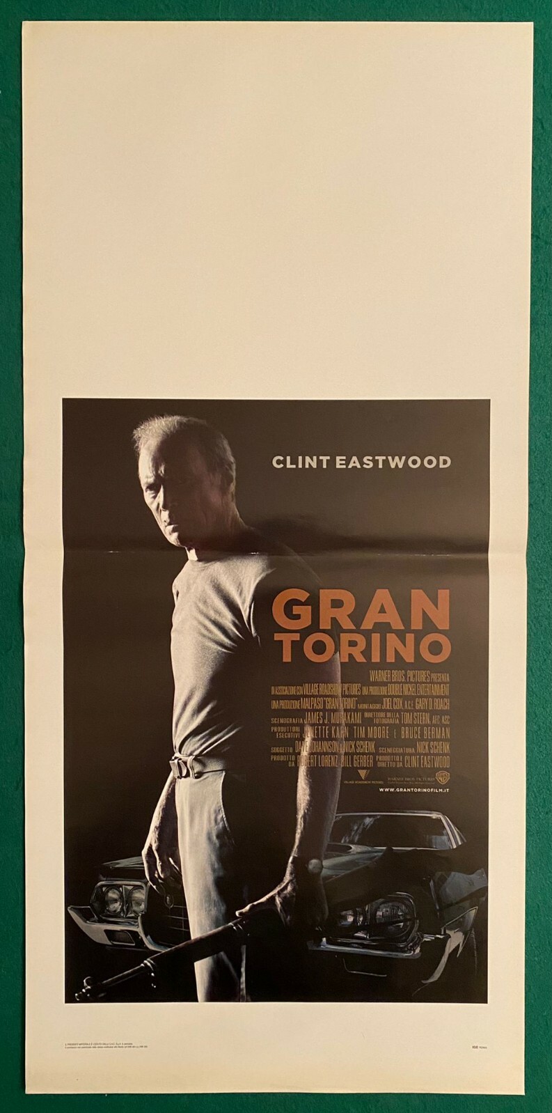 Locandina originale film Gran Torino (2008) - Regia di Clint Eastwood
