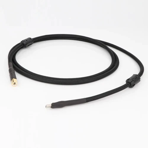 OFC Kupferdraht USB-Kabel Typ B zu Typ C Hi-Fi Audio-Datensignal-Kabel für DAC - Picture 1 of 8