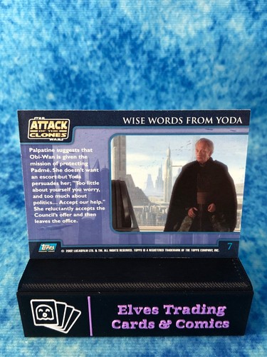 Star Wars: Attack of the Clones UK SINGLE Non-Sport Trading Card by Topps 2002 - Picture 12 of 176