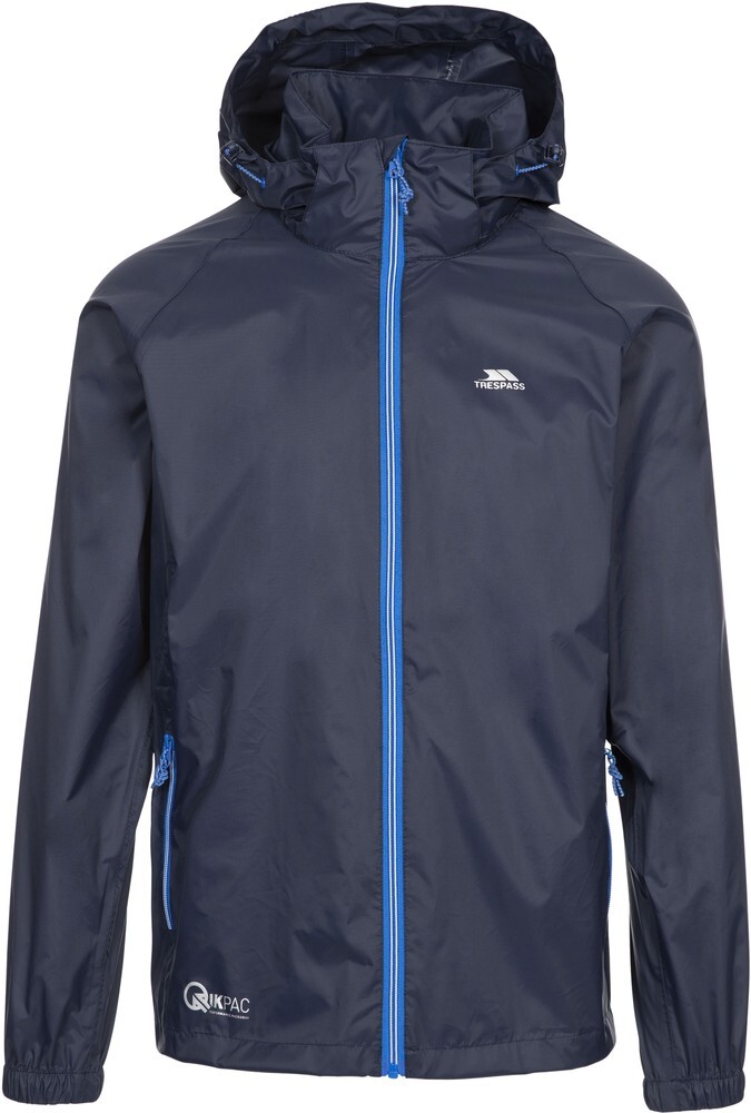 Куртка Trespass Regenjacke Qikpac X - унисекс Packaway Jacket Tp75 темно-синего цвета