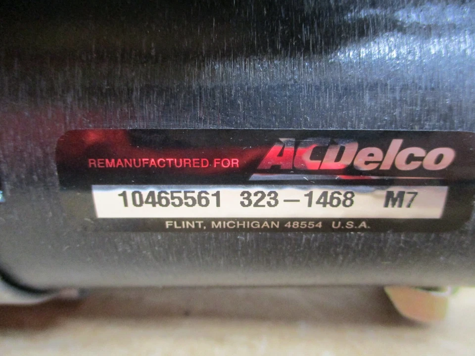 Motor De Arranque ACDelco Remanufacturado 323-1468 Foto 4 de 4