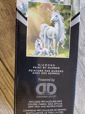 DIY Diamond Art Kit Unicorns" 19x20" Leisure Arts 57200