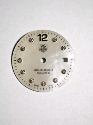 TAG HEUER - QUARZ UHR ZIFFERBLATT - Perlmutt und Diamantindex 