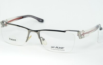 X-iDE SUGARETTE C2 GUNMETAL EYEGLASSES GLASSES FRAME 53-18-130mm Italy (NOTES)