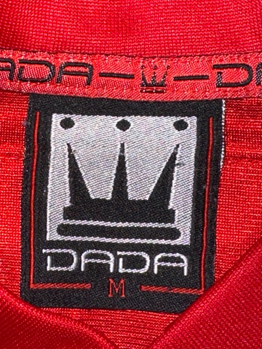 美品 ビッグサイズ 90s DADA SUPREME ロンT ロゴ刺繍 2XL Vintage Origiginal 90s dada supreme t-shirt shiny red black M