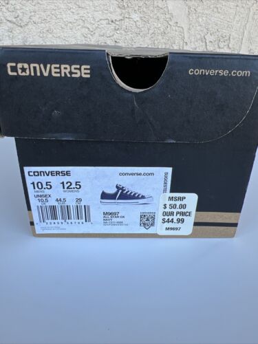 Unisex Converse Chuck Taylor All Star Ox Navy Blau (M9697) Herren 10,5 Damen 12,5 - Bild 2 von 14