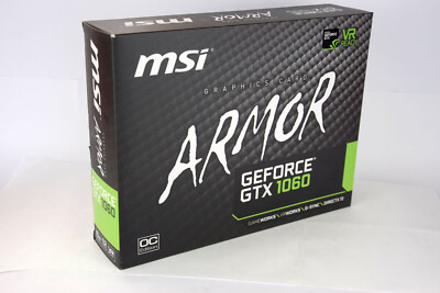 MSI GeForce GTX 1060 Armor 6G OCV1 6GB DDR5 inkl. OVP