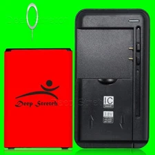 Long Lifespan 5480mAh Substitutable Battery+Charger+Pin for LG Tribute 5,K330