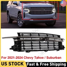 Front Bumper Grille For 2021 2022 2023 2024 Chevrolet Tahoe Suburban 84329543