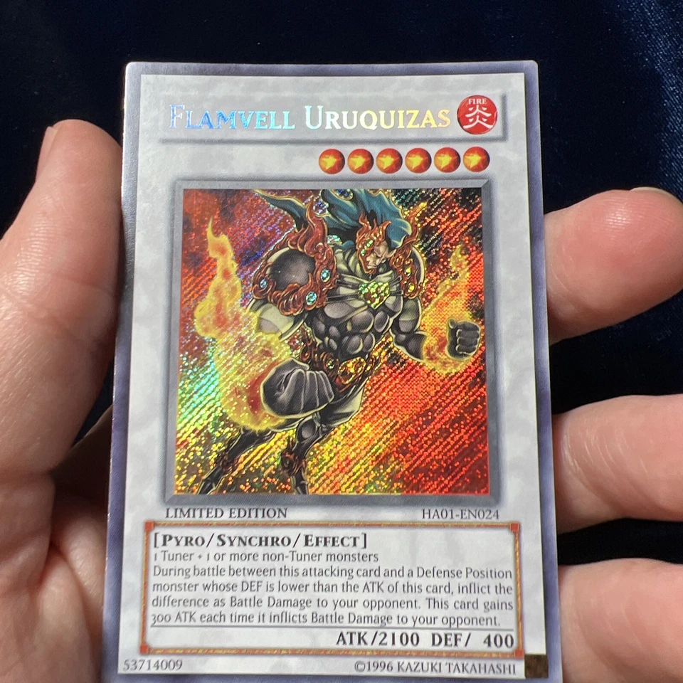 Flamvell Uruquizas HA01-EN024 Secret limited YUGIOH Card - Image 2 of 4