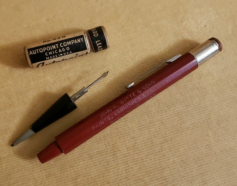 Vintage Autopoint Mechanical Pencils 5.5" + Leads eBay