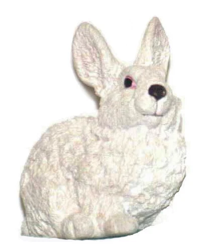 AAA 97250 Light Grey Easter Bunny Rabbit Toy Model Figurine Replica - NIP
