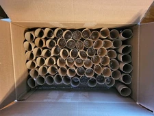 Charmin Empty Toilet Tissue Rolls (66 Count) Clean Cardboard