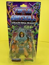 NEW MOTU TURTLES OF GRAYSKULL Stealth Ninja He-Man WAVE 4 MOTU X TMNT